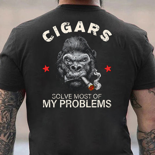 Cigars Solve Most Of My Problems Men's T-shirt